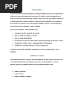 Industria Básica y Extractiva