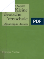 Wolfgang Kayser - Kleine Deutsche Versschule-Francke (1980) PDF