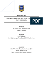 Projek Pentaksiran Murid Disleksia, Diskalkulia Dan Disgrafia