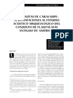 Flautas de Caral Supe Resumen PDF