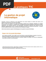 Fiche 33 - SI-La Gestion de Projet Informatique