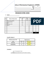 Plumbing Calculation Sheet