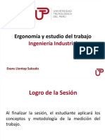 16 Sesion EET Técnicas Directas. Division de Una Activiad. Valoración de Desempeño. Calculo Del Tiempo Estandar.