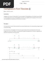 Castigliano's First Theorem