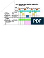 Carta Gantt Aktiviti Panitia Bahasa Arab SK Bangsar Tahun 2017