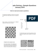 UIL Chess Puzzle Solving-Sample Questions