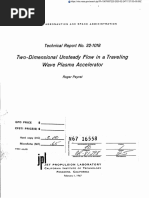 PDF Two - Dimensional Unsteady Flow Wave Plasma Accelerator