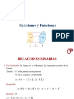 Semana 01 Sesión 01 - Relaciones y Funciones