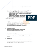 Explain Your Responsibilities For Complying With The Following Types of Legislation and Ethical Standards and State Where You Could Find Information Relating To These