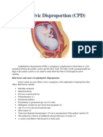 Cephalopelvic Disproportion