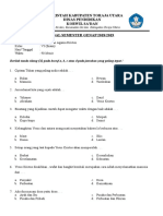 Soal Agama Semester Genap SD