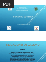 Indicadores de Calidad