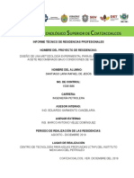 Informe Técnico de Residencias Profesionales