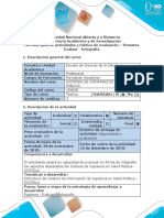 Guía de Actividades y Rubrica de Evaluación Postarea - Evaluar - Infografía