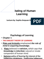 Facilitating Human Learning Original