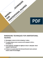 Bandaging Techniques