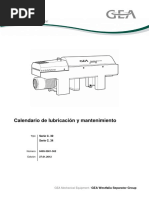 Calendario de Lubricación y Mantenimiento - ES - 8405-3001-362