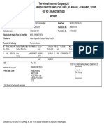 Premium Receipt PDF