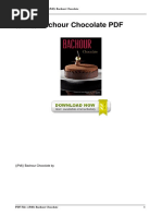 Bachour Chocolate PDF