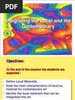 Lesson 10-Integrating The Local and The Contemporary