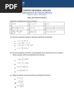 Taller Reglas de Derivación