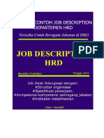 Contoh Job Desk HRD PDF