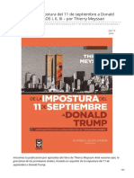 De La Impostura Del 11 de Septiembre A Donald Trump CAPITULOS I II III Por Thierry Meyssan