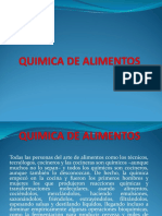 Quimica de Alimentos para Examen