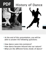 History of Dance