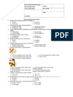 Soal Pas Tema 1