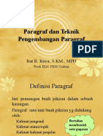 Paragraf Dan Teknik Pengembangan Paragraf