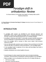 Paradigm Shift in Orthodontics - Review