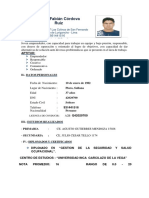 Dante Fabian Cordova Ruiz CV