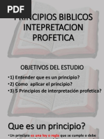 Principios Biblicos de Intepretacion Profetica