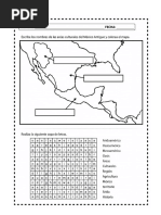 ÁREAS Culturales de México