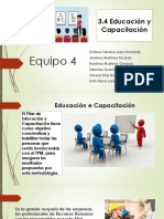 3.4 Educación y Capacitación