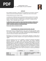 Acta de Posesion de Consejo Estudiantil 2016 1