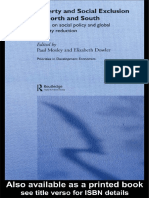 Poverty and Exclusion in North and South