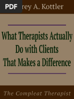 What Therapists Actually Do