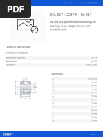 SNL 517 + 2217 K + HA 317 Soporte de Pie Con Rodamiento y Manguito PDF