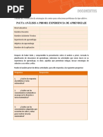 Pauta Analisis A Priori 1º Basico U III