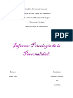 Psicologia de La Personalidad