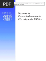 Resumen ISSAI-300S Normas de Procedimiento en La Fiscalizacion Publica PDF