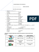 Second Periodical Test in English Vi