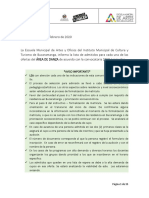 HTTPWWW - Imct.gov - coIMCT2wp contentuploads202001DANZA LISTADO DE ADMITIDOS Convocatoria 2020 I A Publicar PDF