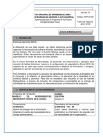 SEMANA 4 - Guia de Aprendizaje - Excel