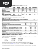 2018 2019 Tuition and Fees V1 2.26.2018