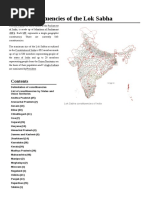 List of Constituencies of The Lok Sabha