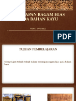 Penerapan Ragam Hias Pada Bahan Kayu