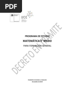 Programa de Estudio - Tercero Medio PDF